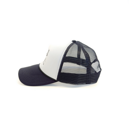 Good News OG Trucker Hat – Stacked White/Black